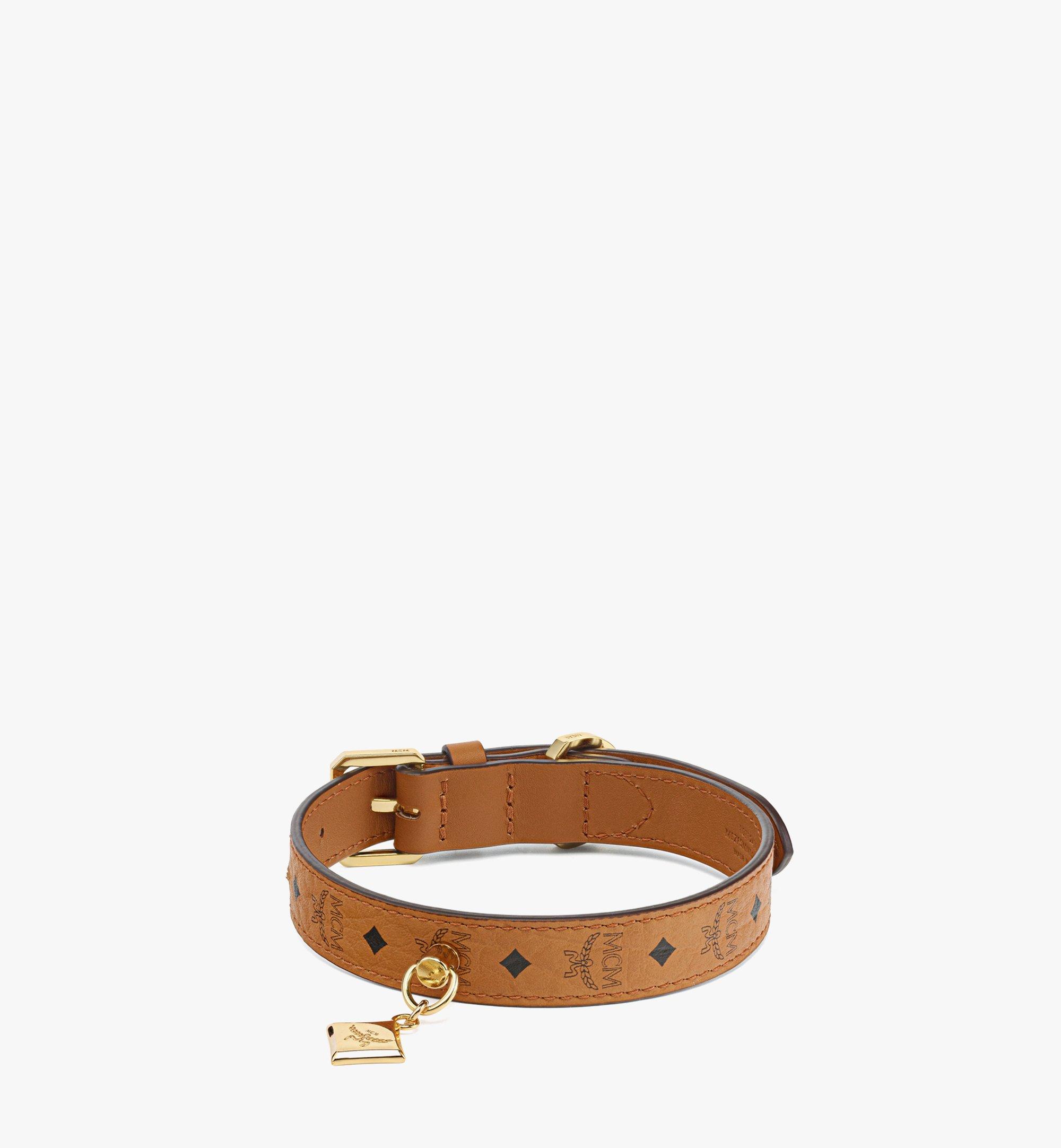 Pet Collar in Monogram Print Leather 1